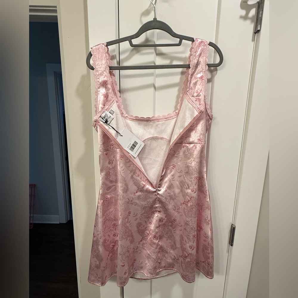 Princess Polly Pink Lace Trim Dress - Picture 6 of 7